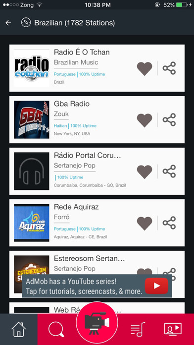 Brazilian Brasil Music & News Radio Stations screenshot 2