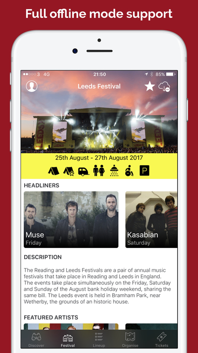 goFestival - Discover music festivals screenshot 2