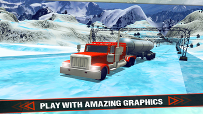 Real Truck Parking - Snow Cargo Truck Driver screenshot 3