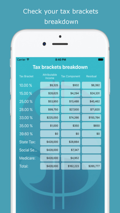 USA Income Tax Calculator screenshot 3