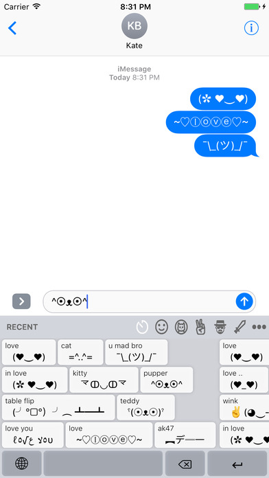 Textmoji - Unicode Arts screenshot 2