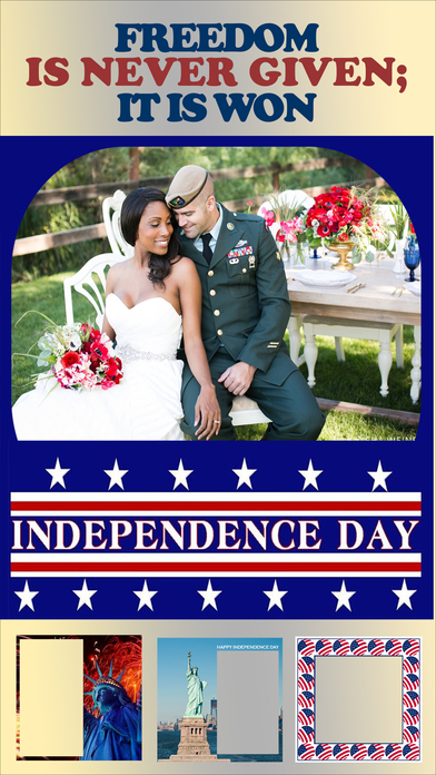 Independence Day Photo Frames - Holiday Card Maker screenshot 2