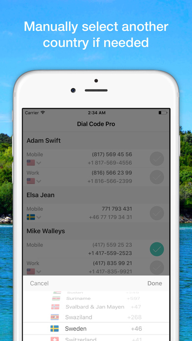Dial Code Pro - Smart Contacts Formatter screenshot 2