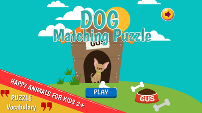 Dogs And Puppy Cartoon Shadow Matching Games screenshot 3