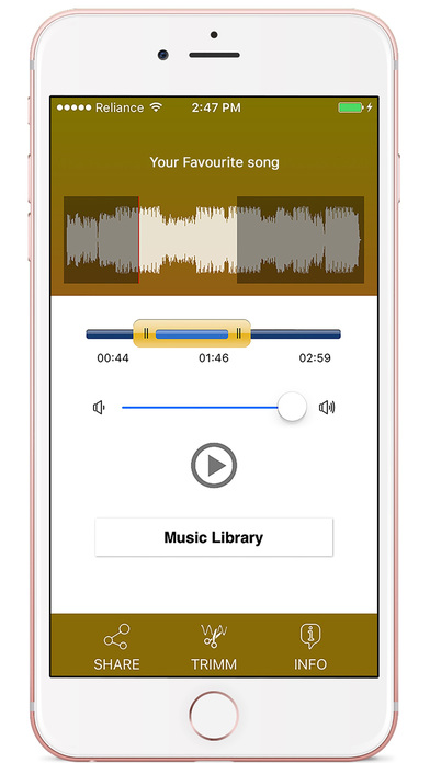 MP3 Cutter & Ringtone Maker for iPhone screenshot 4