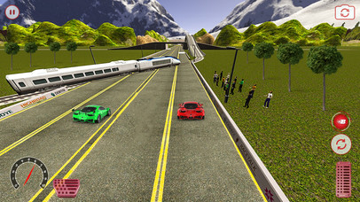Bullet Train vs Car Racing Simulator 2017 screenshot 3
