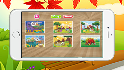 Kids Jigsaw Puzzles Games for World of Dinosaurs screenshot 3