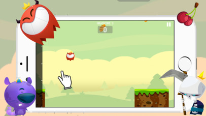 Monster Press to Tap - Jump Easy Game for Kid screenshot 4