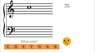 See Note - note identification practice screenshot 2