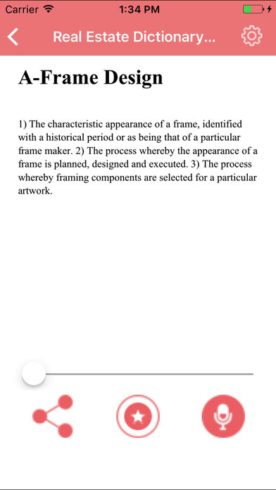 Real Estate Dictionary Concepts Terms screenshot 3