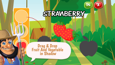 Fruits And Vegetable Vocabulary Puzzle Games screenshot 3