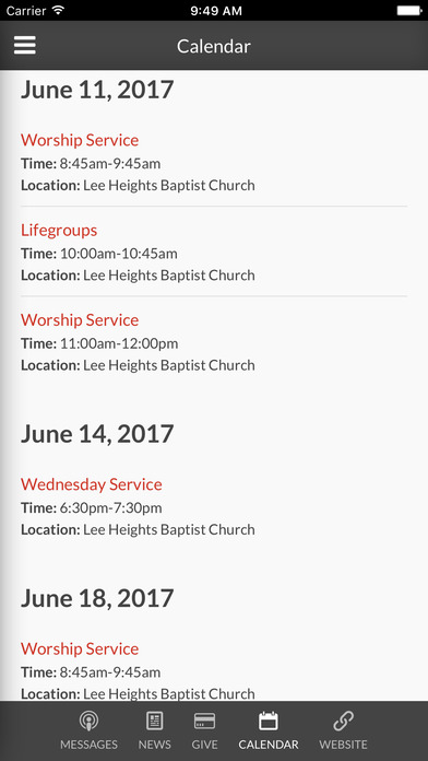 Lee Heights Baptist Church - Florence, AL screenshot 4