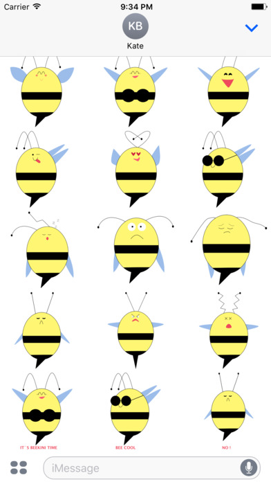 BUSY BEEs - Funny BEE Stickers screenshot 2