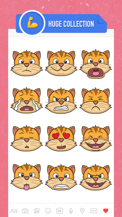 CatMoji - cat stickers & emoji for iMessage screenshot 2