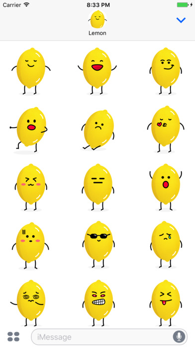Lemonchiko - Stickers for iMessage screenshot 2