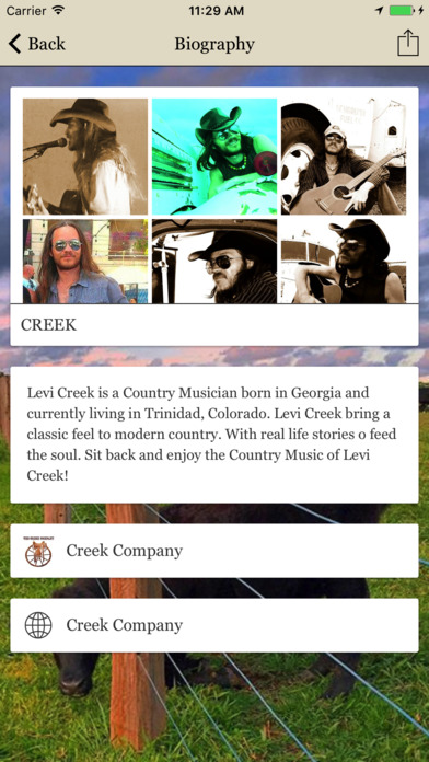 Levi Creek - Country Music screenshot 3