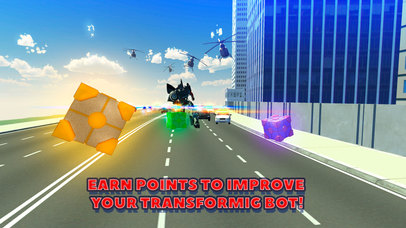 Car Robot: Transformers vs Cops Racing 3D screenshot 4
