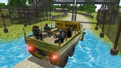 4x4 Military Jeep Driving Simulator in War Land screenshot 2