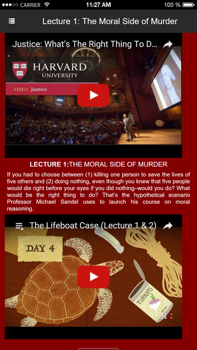 Justice with Michael Sandel screenshot 3