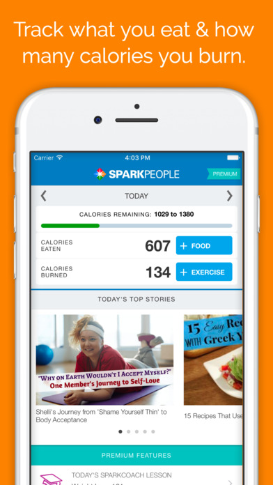 Diet And Fitness Tracker By Sparkpeople