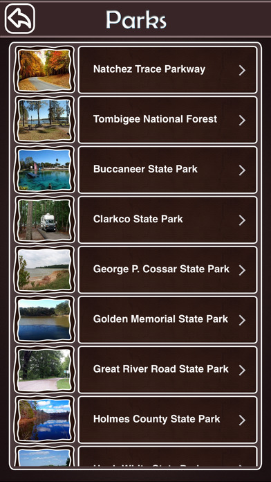 Mississippi National & State Parks screenshot 3