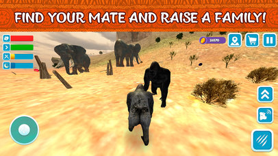 Gorilla Family Wild Life Quest screenshot 3