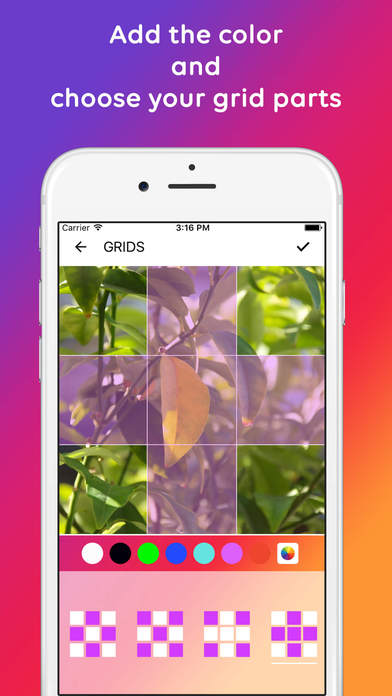 Grid Split Post for Instagram -Photo Collage Tile screenshot 2
