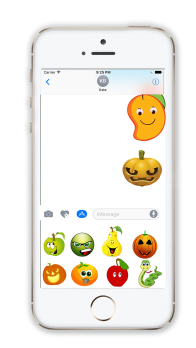 Fruit Stickers and Emojis screenshot 2