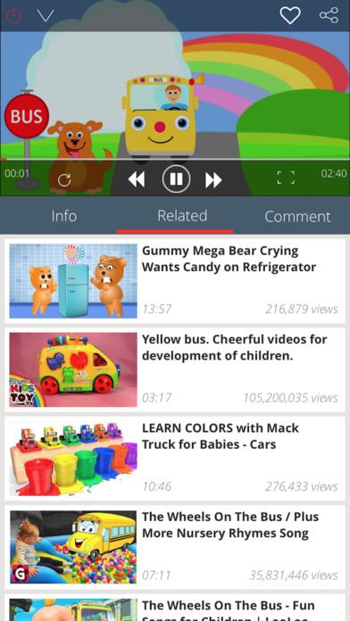 Kid Songs - Top music learn singing english song screenshot 2