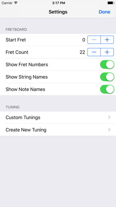FretBud - Chord & Scales for Guitar, Bass and More screenshot 3