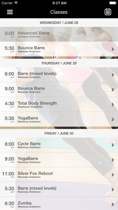 W. Rhythm Fitness and Wellness screenshot 3