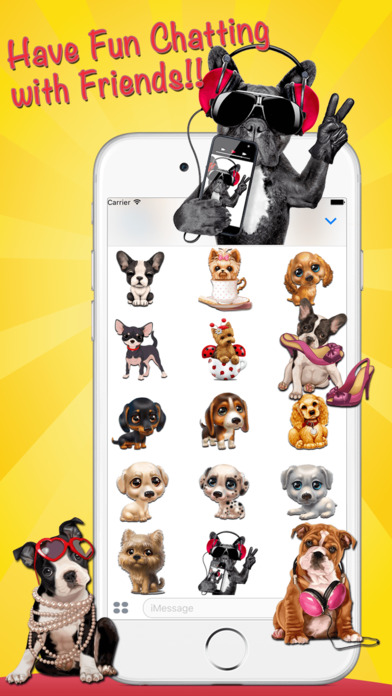 Cute Dog Stickers Emoji screenshot 3
