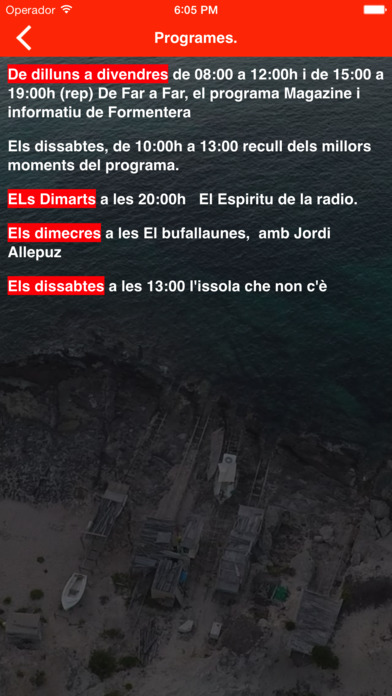 Ràdio Illa Formentera screenshot 4