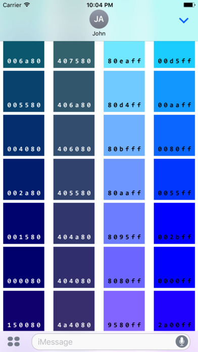 Color Chart screenshot 2
