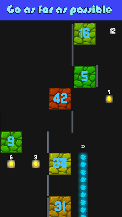 Glow balls through blocks screenshot 3