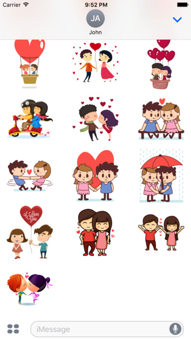 Romantic Couple Sticker screenshot 4