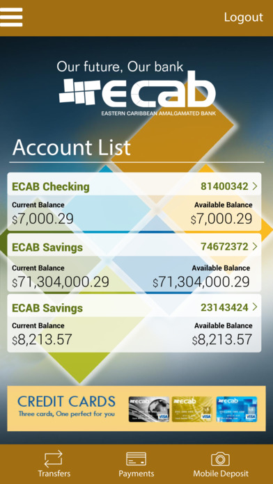 ECAB Mobile screenshot 2