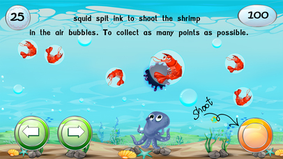 Squid Shooting Bubble Game screenshot 2