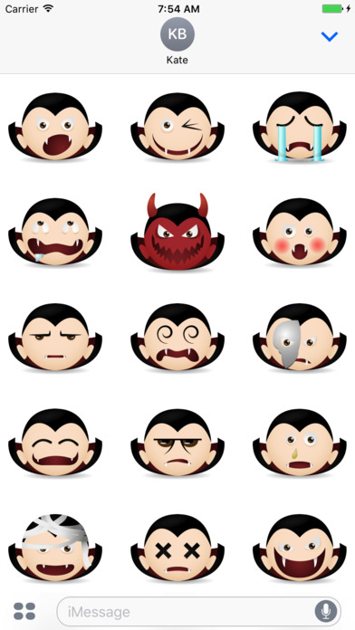 Vampire Emojis screenshot 2