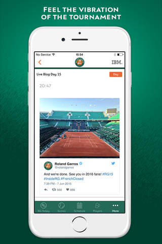 Official Roland-Garros Tournament App screenshot 4
