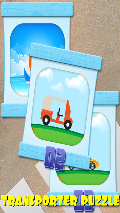 Transporter Slide Puzzle For Kids screenshot 2