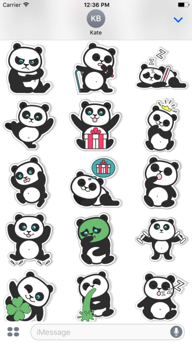 Panda Emoji screenshot 3
