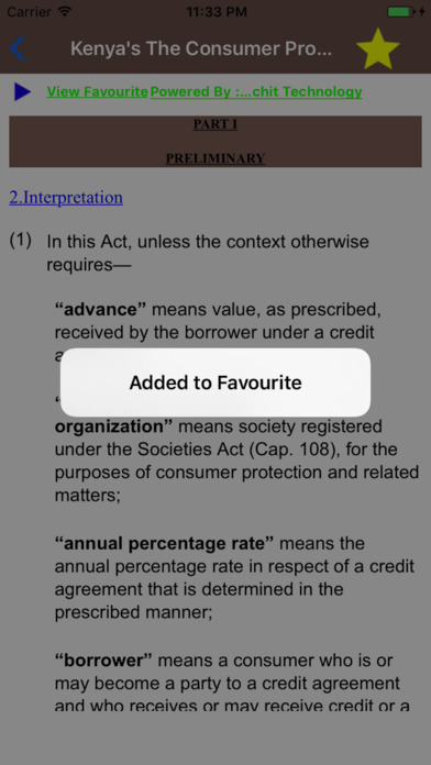 Kenya's The Consumer Protection Act, 2012 screenshot 3