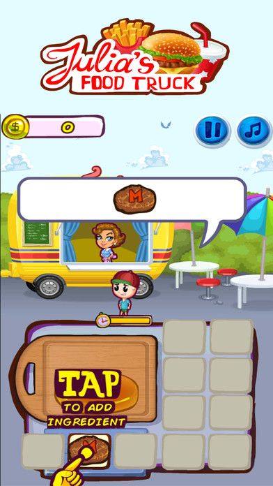Julia Food Dash- Cooking Game For Kids screenshot 2