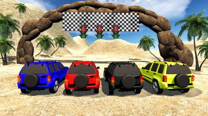 Desert Driving: Offroad Luxury Prado 3D screenshot 2