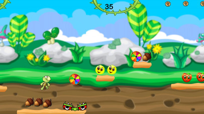 Cute Tortoise Forest High Jumpz screenshot 2