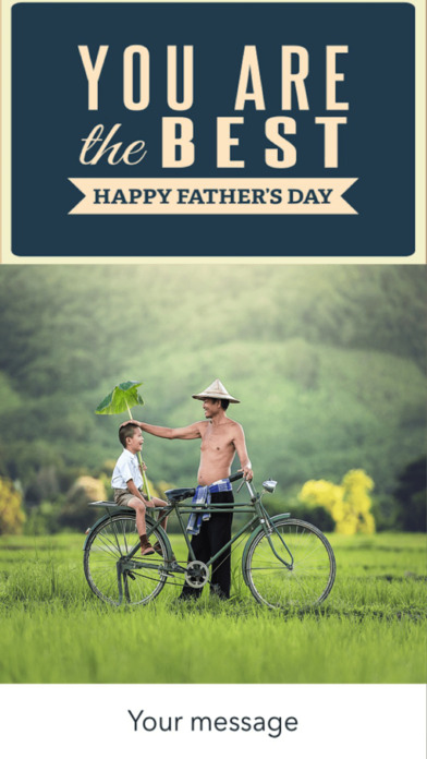 Fathers Day Card Creator - Photo Gift Cards maker screenshot 2