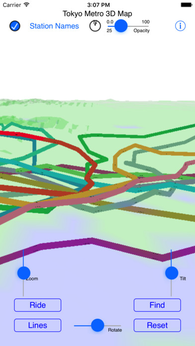 Tokyo Subway 3D Map screenshot 2