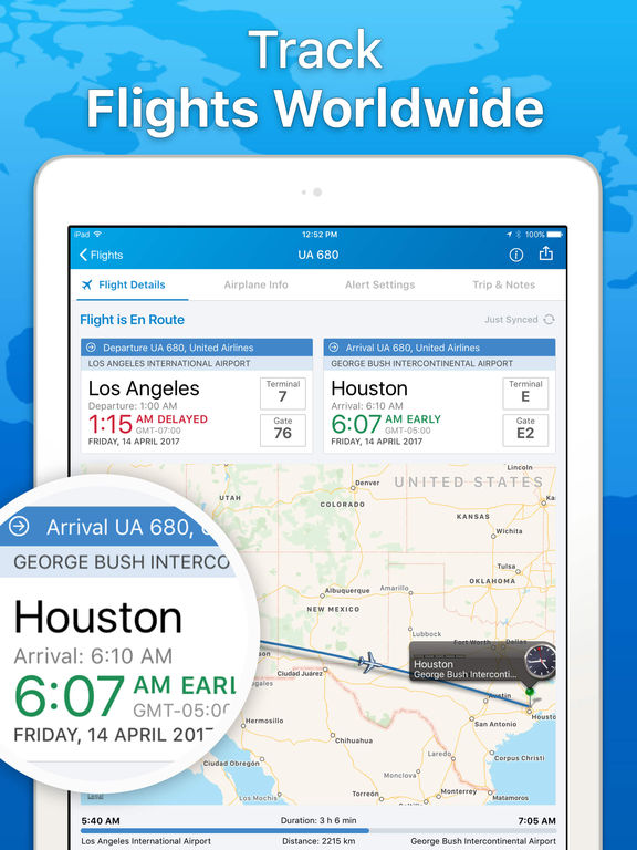 The Flight Tracker Track Flights Airline Info IPA Cracked for iOS