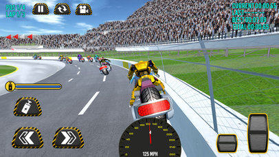 Superheroes Moto Bike racing screenshot 3